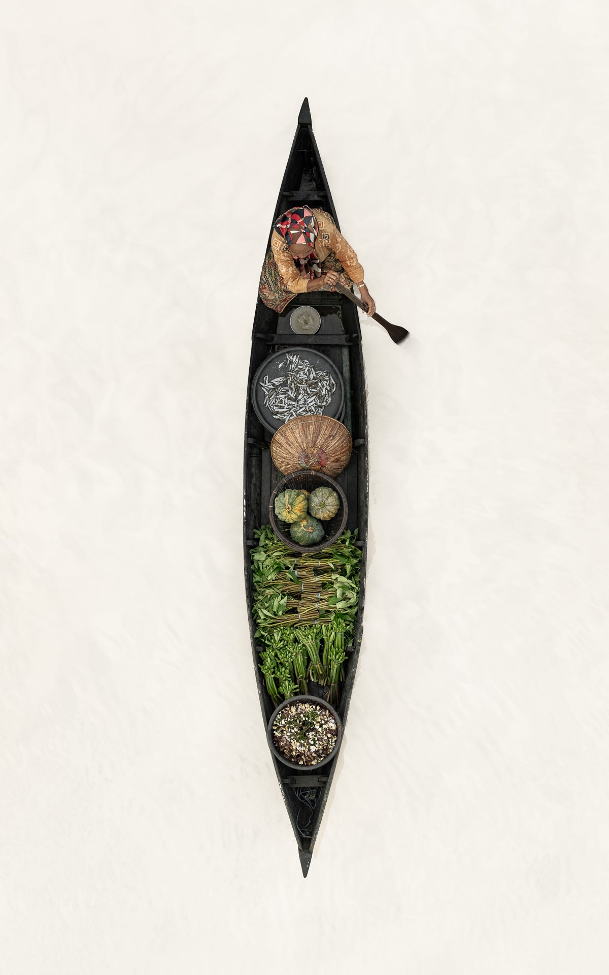N°TFMS01 (The Floating Market Series, Borneo) by Tom Hegen, limited edition photography