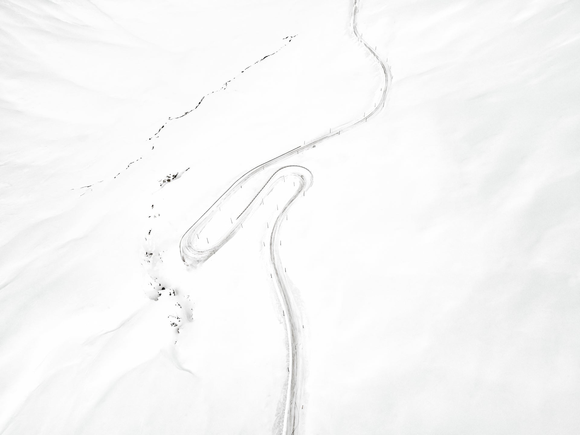 N°TSPS02 (The Swiss Pass Series, Fluelapass,  Switzerland) by Tom Hegen, limited edition photography