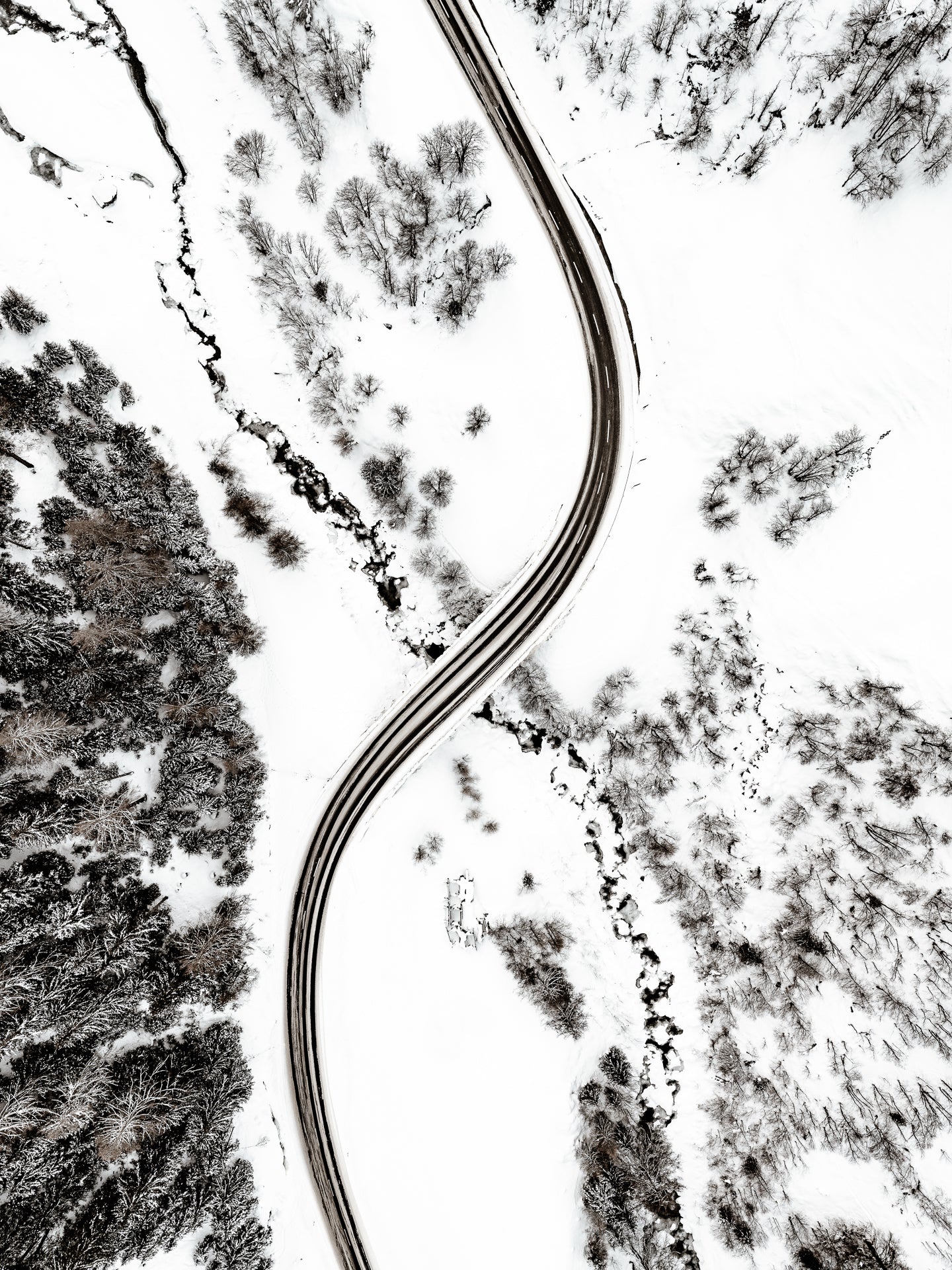 N°TSPS10 (The Swiss Pass Series, Fluelapass, Switzerland) by Tom Hegen, limited edition photography
