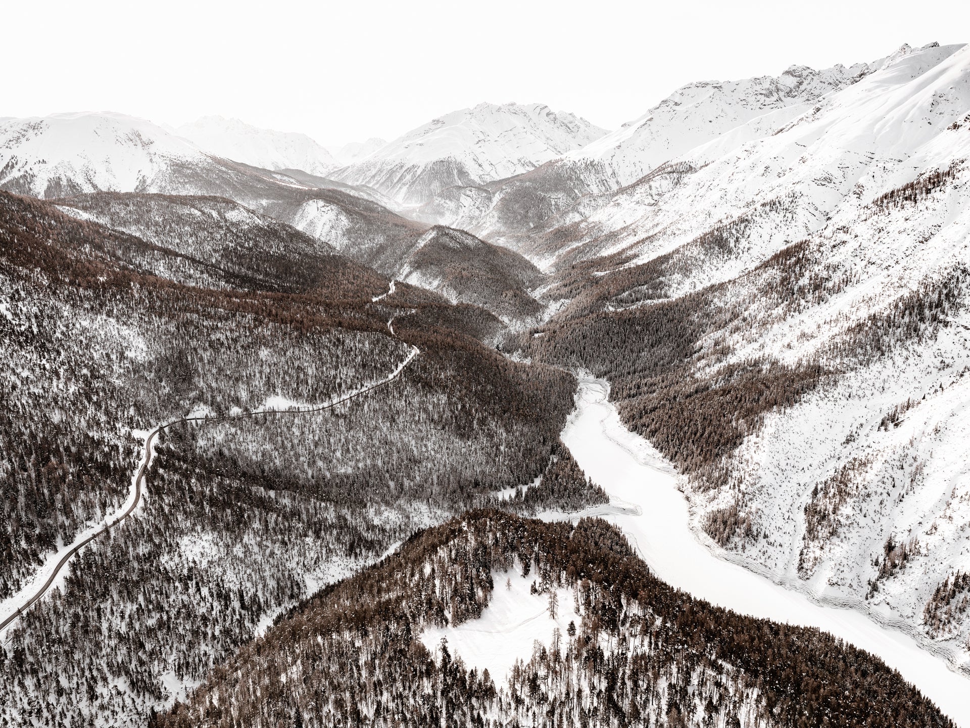 N°TSPS13 (The Swiss Pass Series, Ofenpass, Switzerland) by Tom Hegen, limited edition photography