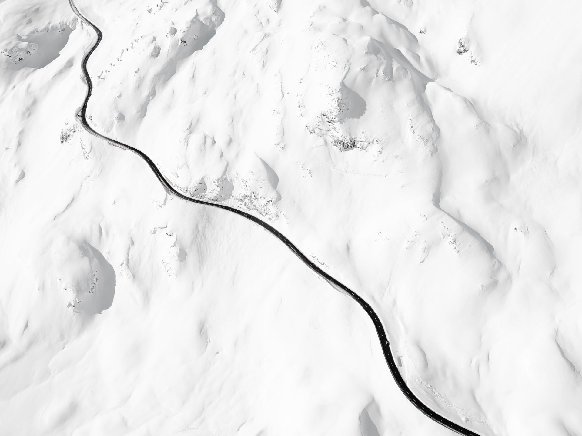 N°TSPS14 (The Swiss Pass Series,  Berninapass, Switzerland) by Tom Hegen, limited edition photography