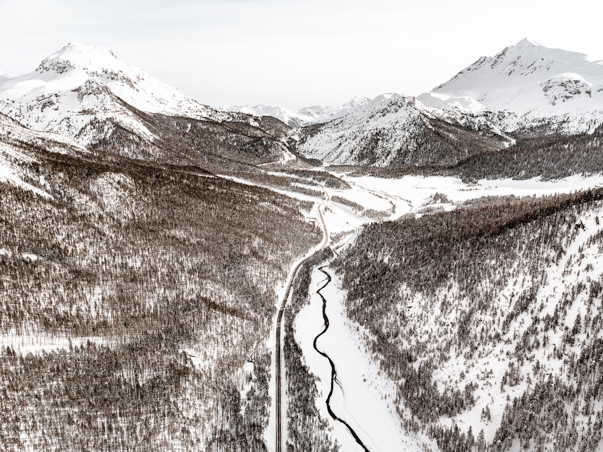 N°TSPS22 (The Swiss Pass Series, Ofenpass, Switzerland) by Tom Hegen, limited edition photography
