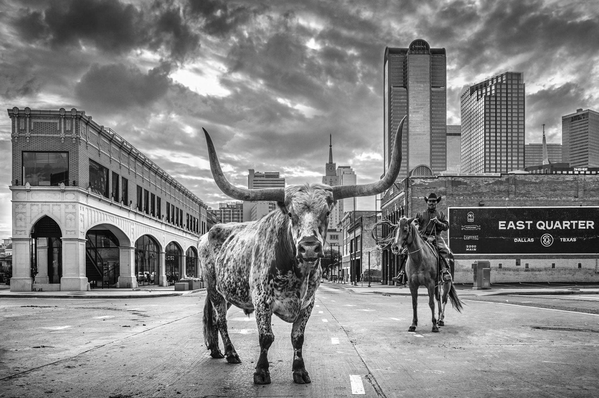 A Dallas Cowboy (B&W)