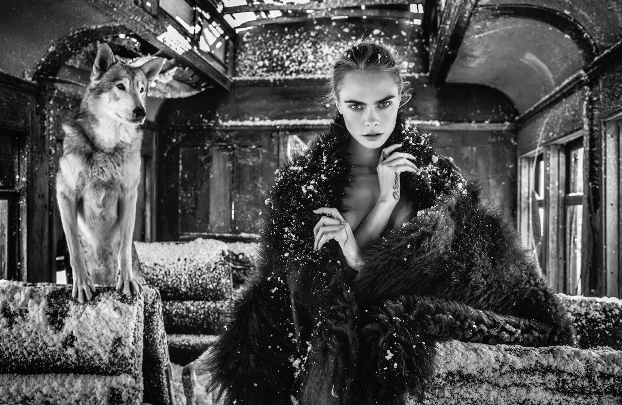 The Girl On The Train by David Yarrow, limited edition photography
