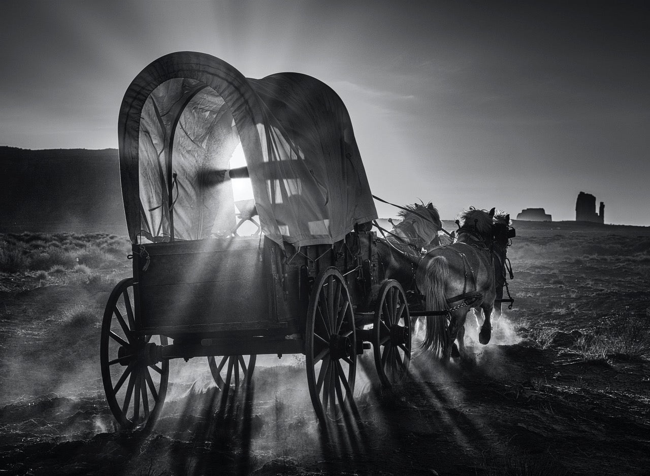 Wagon Wheel by David Yarrow, limited edition photography