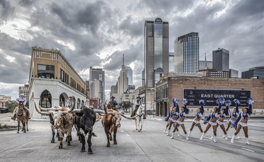 The Dallas Cowboys (colour) by David Yarrow, limited edition photography