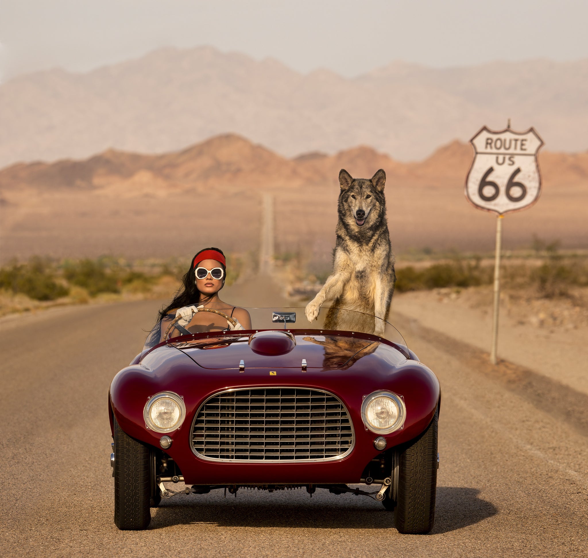 Ferrari II (colour) by David Yarrow, limited edition photography
