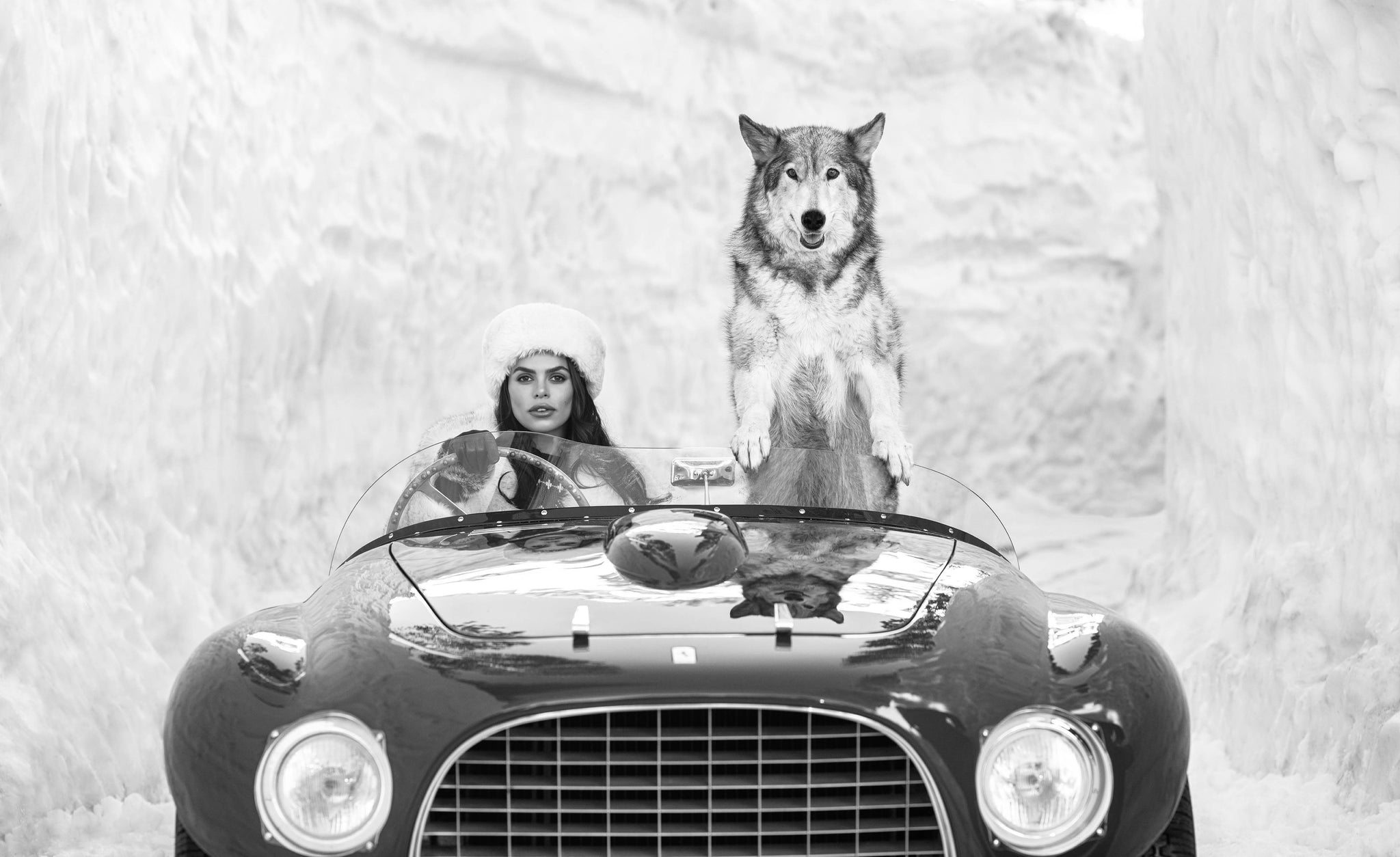 Driving Home for Christmas by David Yarrow, limited edition photography