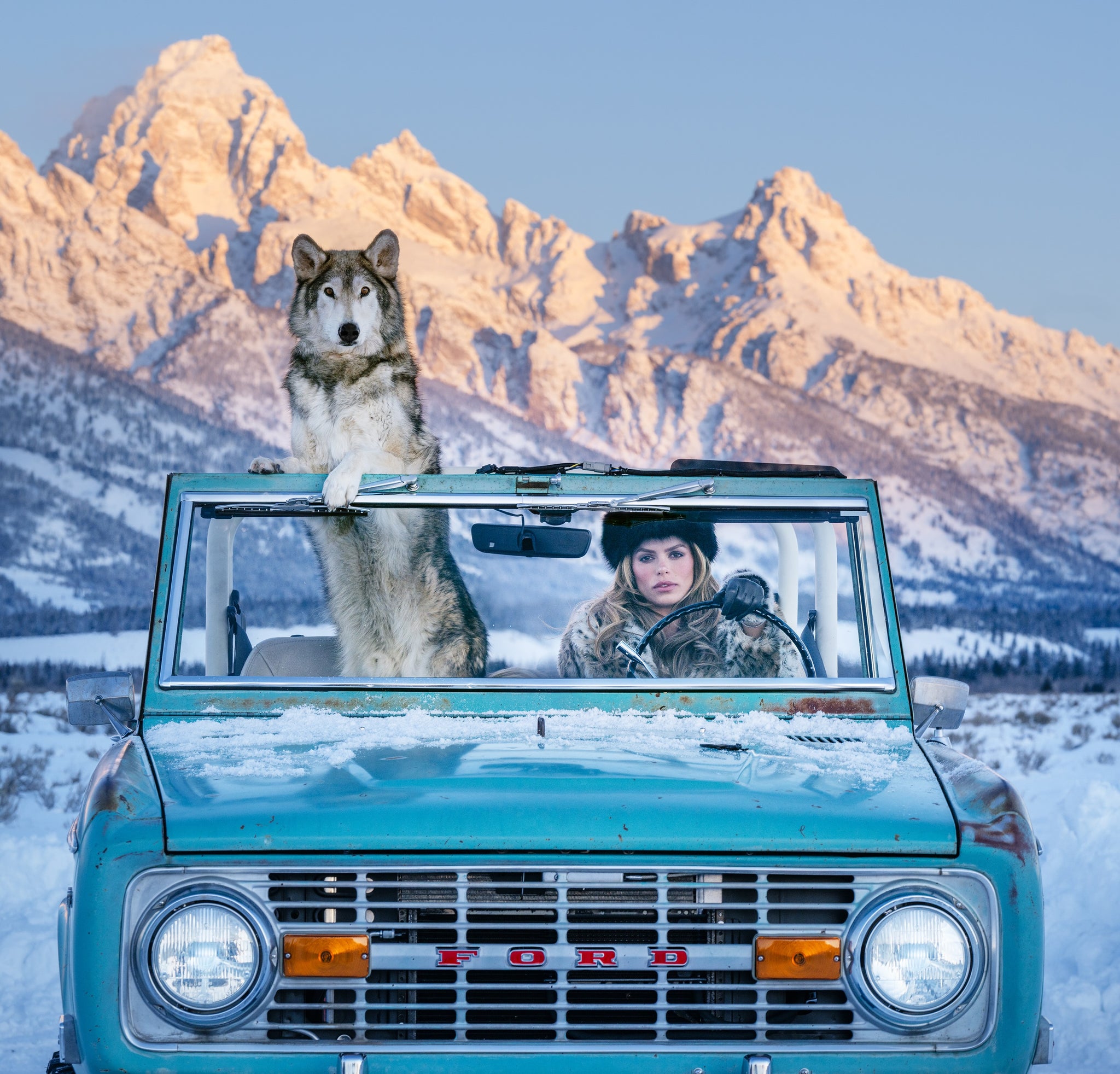 The Tetons (Colour) by David Yarrow, limited edition photography