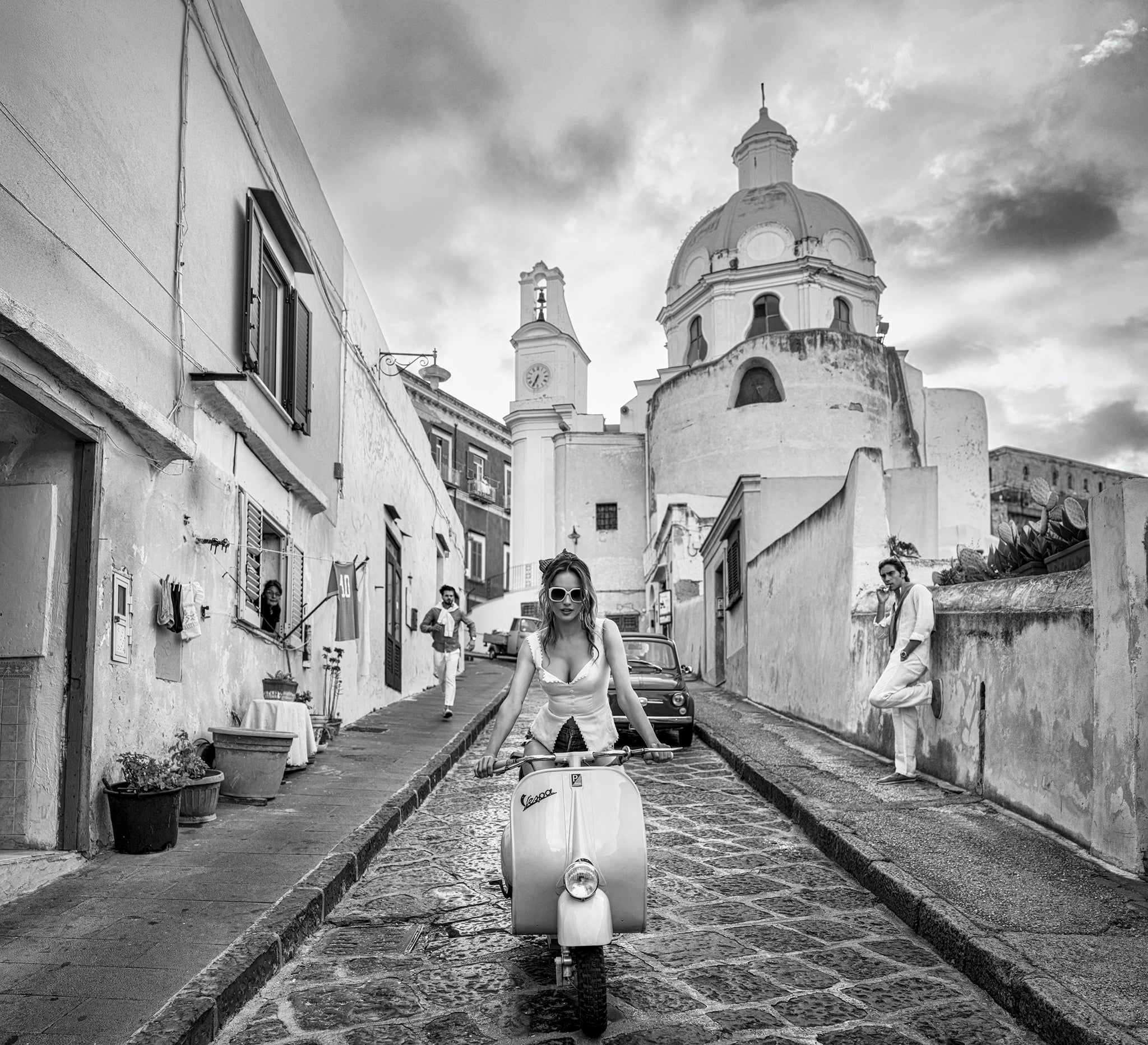 The Girl on the Vespa by David Yarrow, limited edition photography