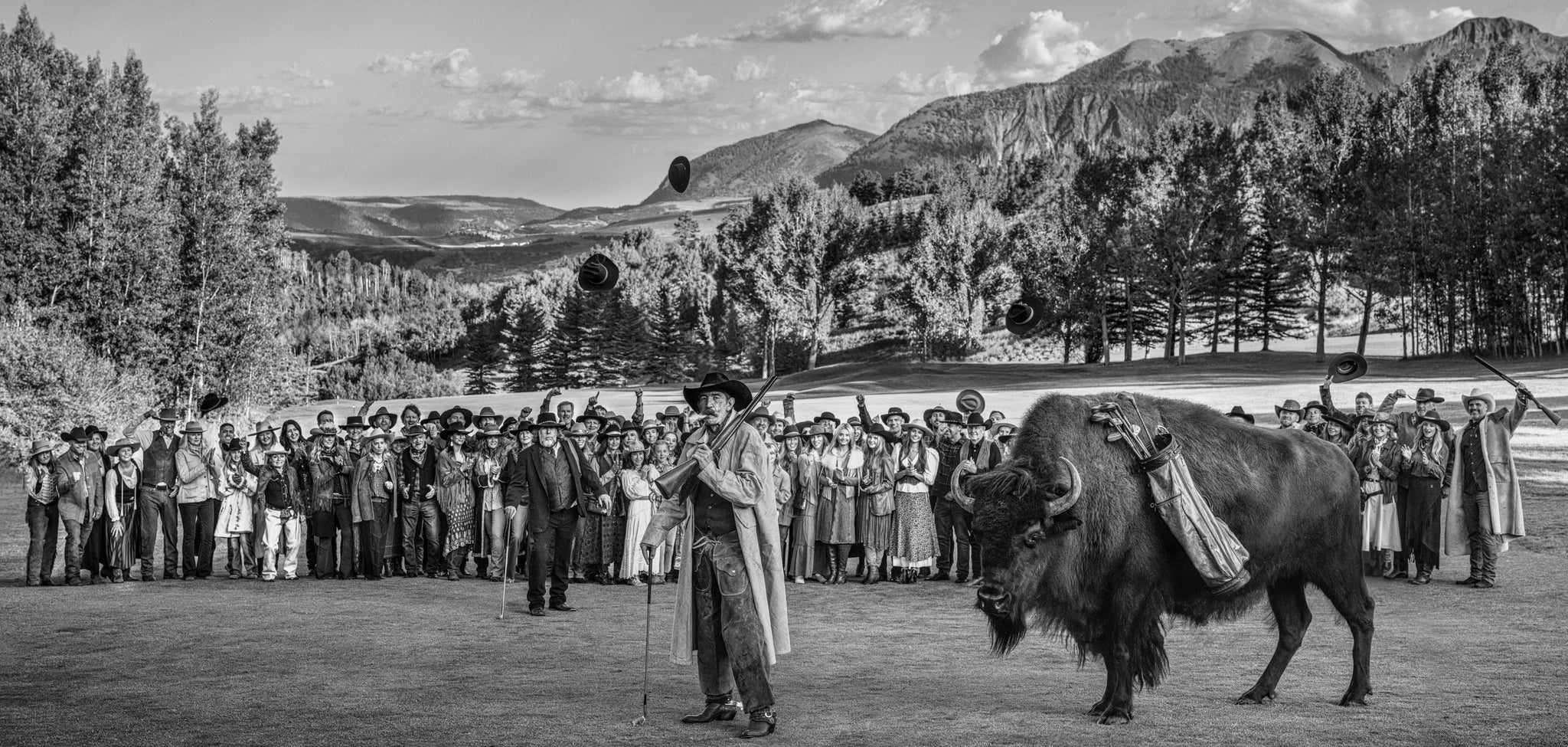 Telluride's Happy Gilmore  by David Yarrow, limited edition photography