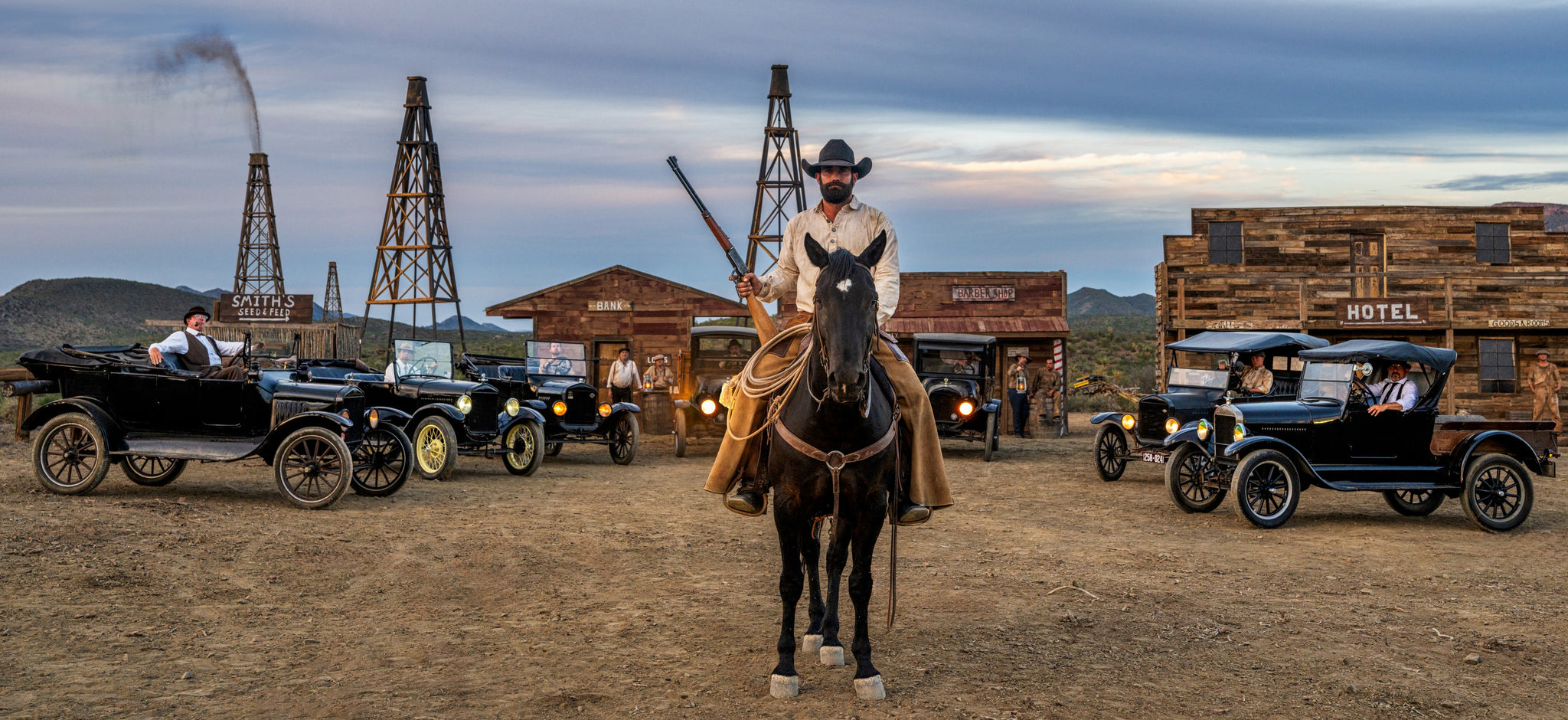 Boom Town (Colour) by David Yarrow, limited edition photography