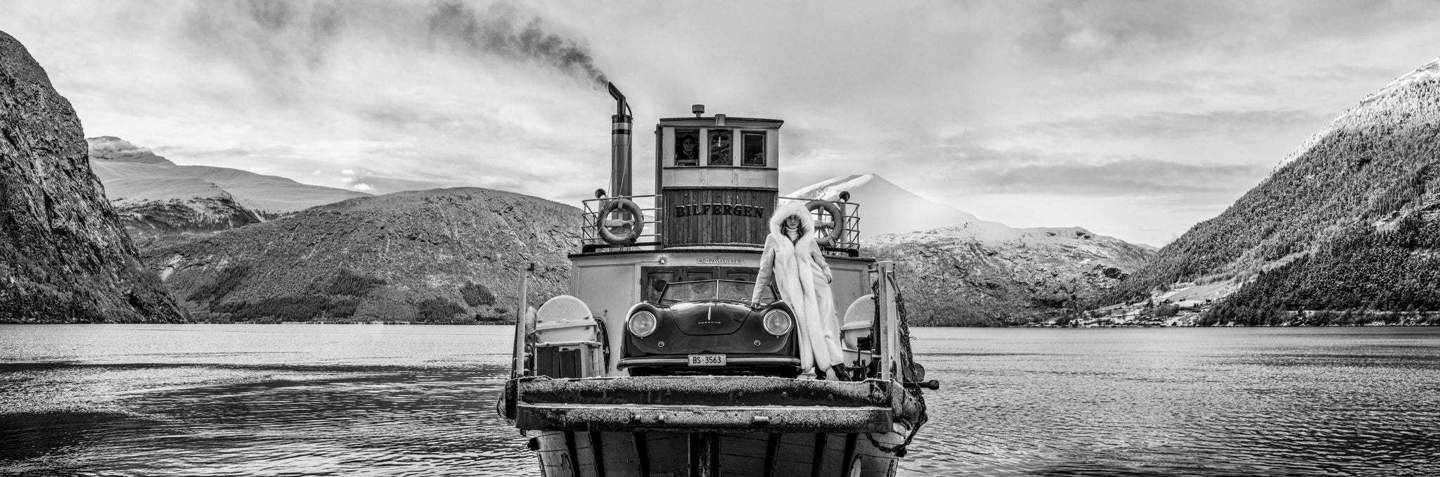 The Girl on the Ferry by David Yarrow, limited edition photography