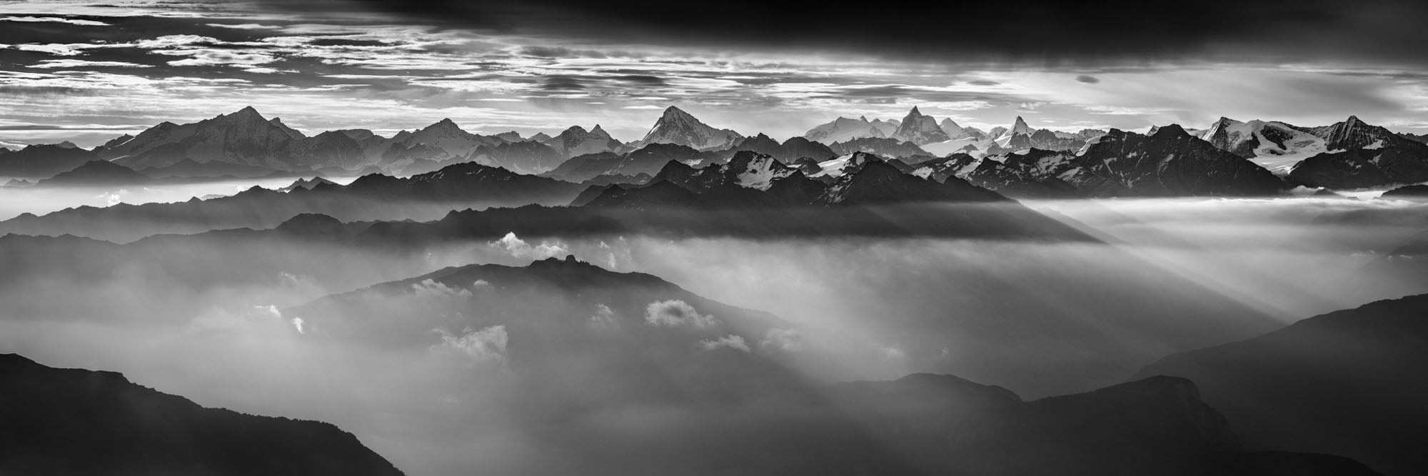 Les alpes Valaisannes, Switzerland.
